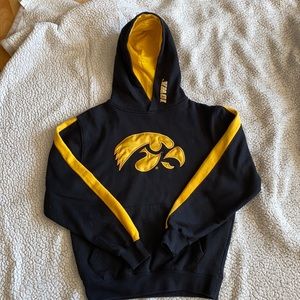 Black and Gold Iowa Hawkeye Hoodie